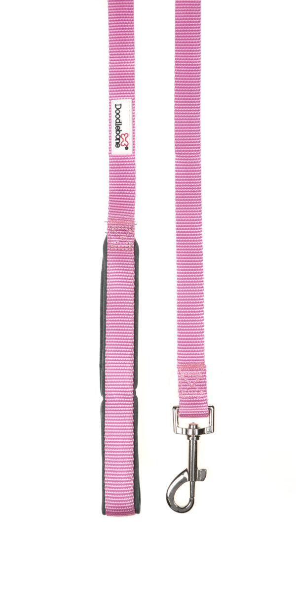 Doodlebone Originals Light Pink Clip Dog Lead