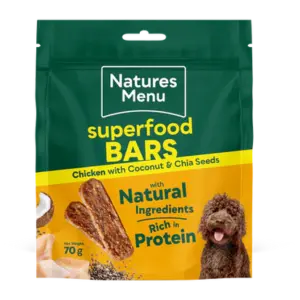 Natures Menu Chicken Superfood Bars at The Lancashire Dog Company