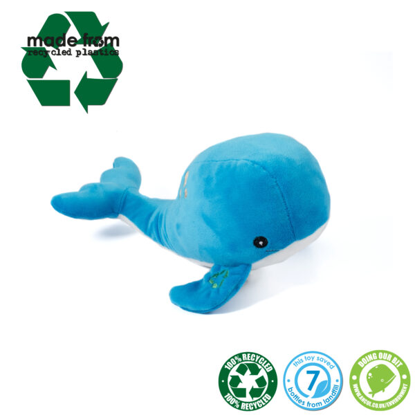 Ancol Oshi the Whale Plush Dog Toy