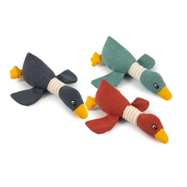 Ancol Cute Canvas Duck Dog Toy