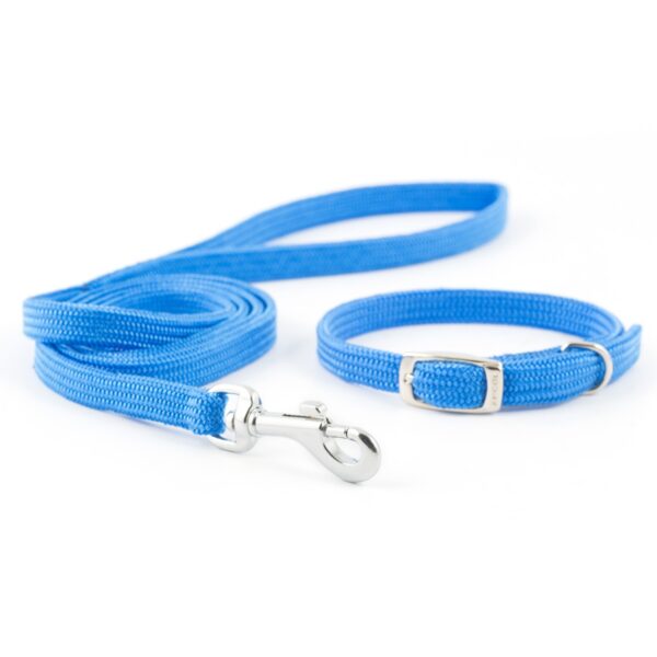 Ancol Blue Softweave Puppy Collar and Lead Set
