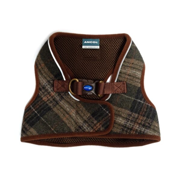Ancol Country Check Step In Tweed Dog Harness