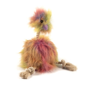 Ancol Fluffy Emu Plush Dog Toy