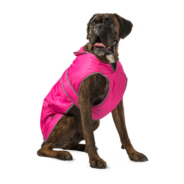 Ancol Bright Pink Muddy Paws Stormguard Dog Coat