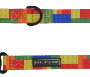 Big & Little Dogs 'Blocktastic' block print red dog lead