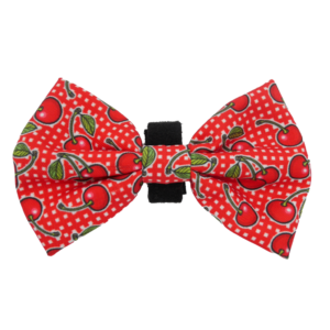 Big & Little Dogs 'Cherrylicious' Detachable Dog Bow Tie