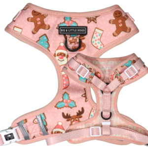 Big & Little Dogs 'Christmas Cookies' Adjustable Dog Harness