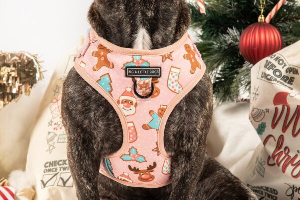 Big & Little Dogs 'Christmas Cookies' Adjustable Dog Harness