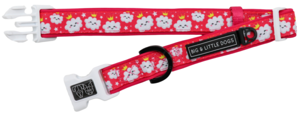 Big & Little Dogs 'Queen of the Clouds' Dog Collar and Detachable Bow Tie