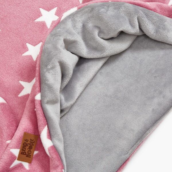 Bear & Noodle 'Stargazer' Pink Star Snuggle Sack