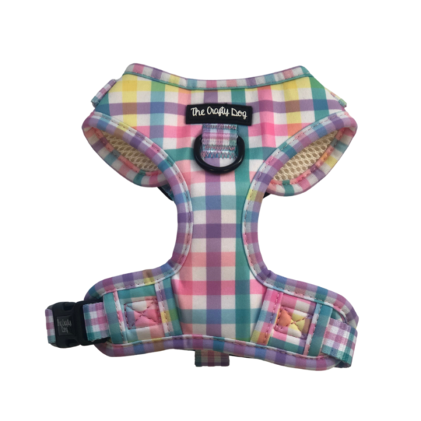 The Crafty Dog 'Picnic Plaid' Checked Adjustable Dog Harness