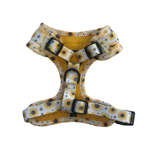 The Crafty Dog 'Sunpower' Sunflower Print Adjustable Dog Harness