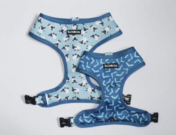 The Crafty Dog Co 'Feelin' Sheepish' Sheep Print Reversible Dog Harness