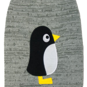 Sotnos Grey and Yellow Penguin Christmas Dog Jumper