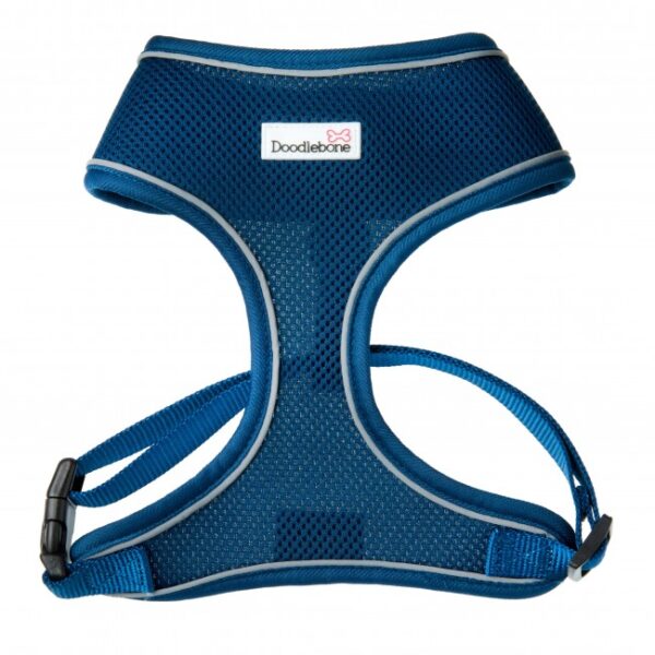 Doodlebone Navy Blue Airmesh Dog Harness