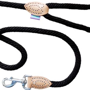 Dog & Co Black Rope Dog Lead | The Lancashire Dog Company