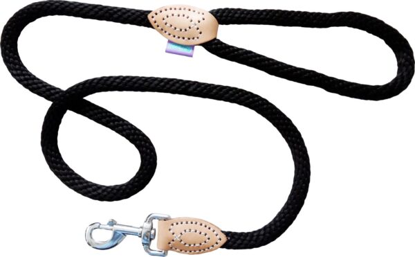 Dog & Co Black Rope Dog Lead | The Lancashire Dog Company