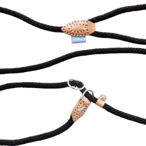 Dog & Co Black Rope Slip Lead