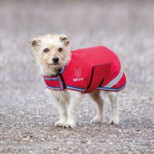 Red Digby & Fox Waterproof Dog Coat