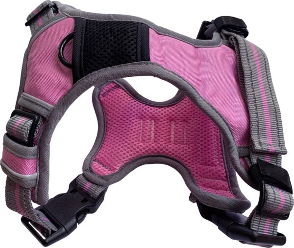 Pink Dog & Co Adjustable Reflective Sports Dog Harness