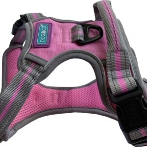 Pink Dog & Co Adjustable Reflective Sports Dog Harness