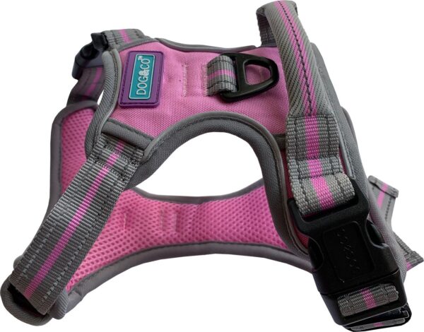 Pink Dog & Co Adjustable Reflective Sports Dog Harness