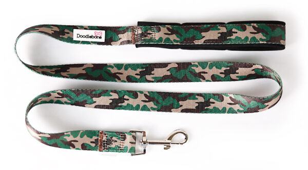 Doodlebone Patterned Bold Camo Print Dog Lead