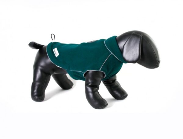 Green Doodlebone Fleecy Dog Jacket