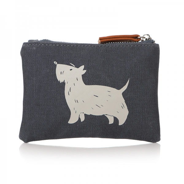 Best Friend Scottie Dog Coin Purse - Purple