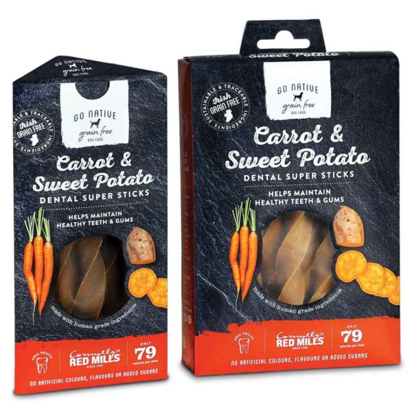 Connolly's Red Mills Go Native Carrot & Sweet Potato Dental Sticks
