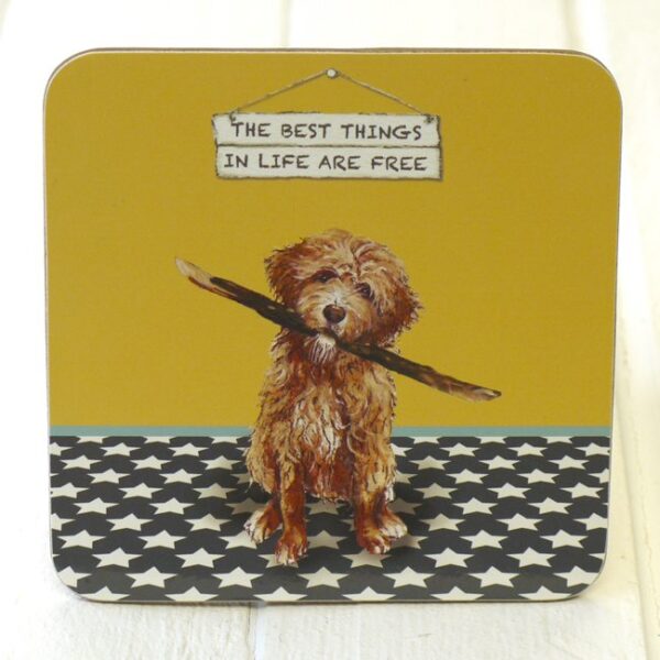Goldendoodle Coaster by The Little Dog Laughed