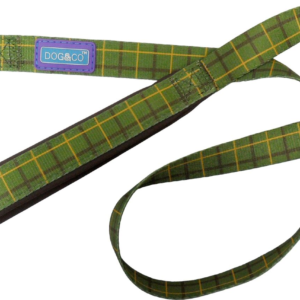 Green Country Check Dog Lead by Dog & Co
