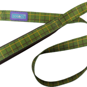 Dog & Co Green Country Check Dog Lead at The Lancashire Dog Company