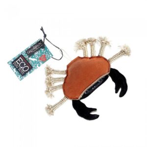 Green & Wilds Carlos the Crab Eco Dog Toy