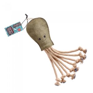 Green & WIlds Olive the Octopus Eco Dog Toy
