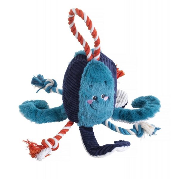 House of Paws Under the Sea Octopus Squeaky Plush Dog Toy