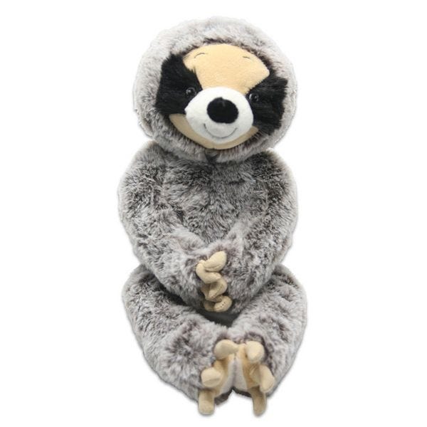 House of Paws Squeaky Plush Sloth Dog Toy