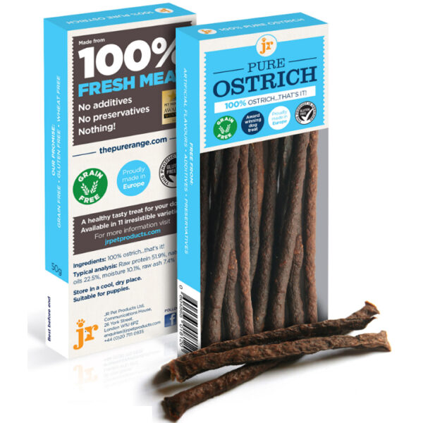 JR Pet Products Pure Ostrich Sticks 50g