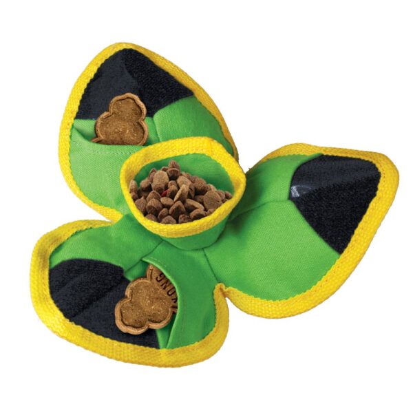 Green Medium KONG Ballistic Hide ’N Treat Interactive Dog Toy