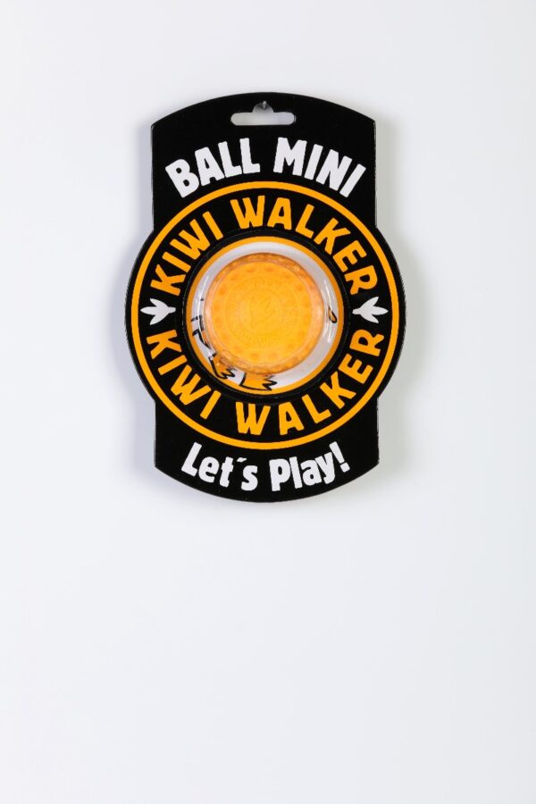 Orange Kiwi Walker Strong Dog Ball