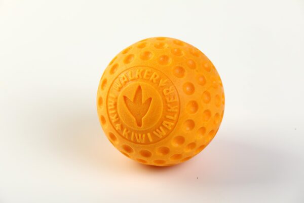 Orange Kiwi Walker Strong Dog Ball
