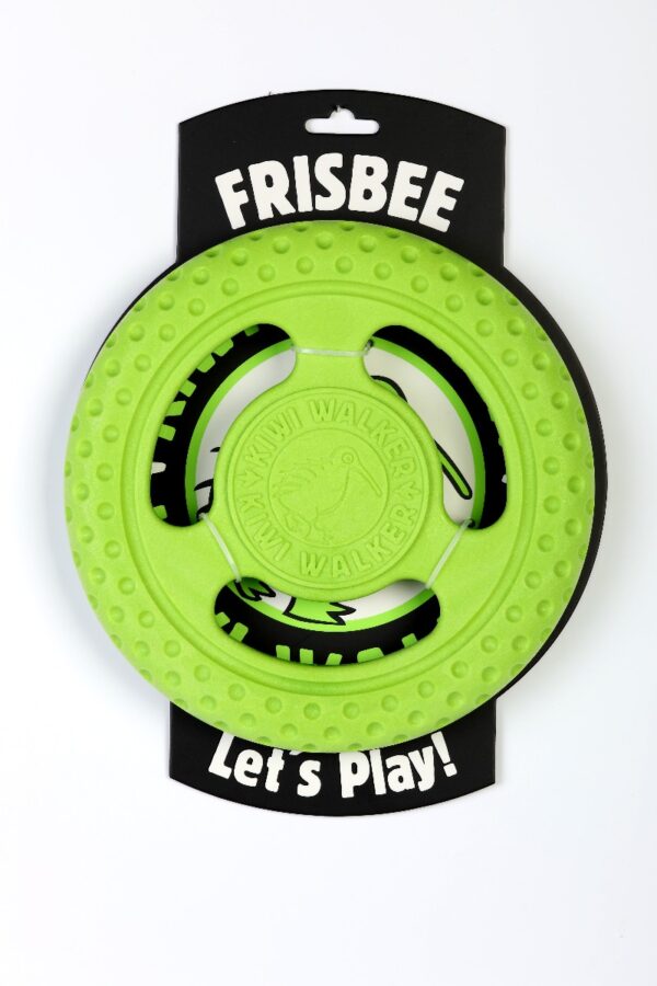 Green Kiwi Walker Strong Rubber Frisbee
