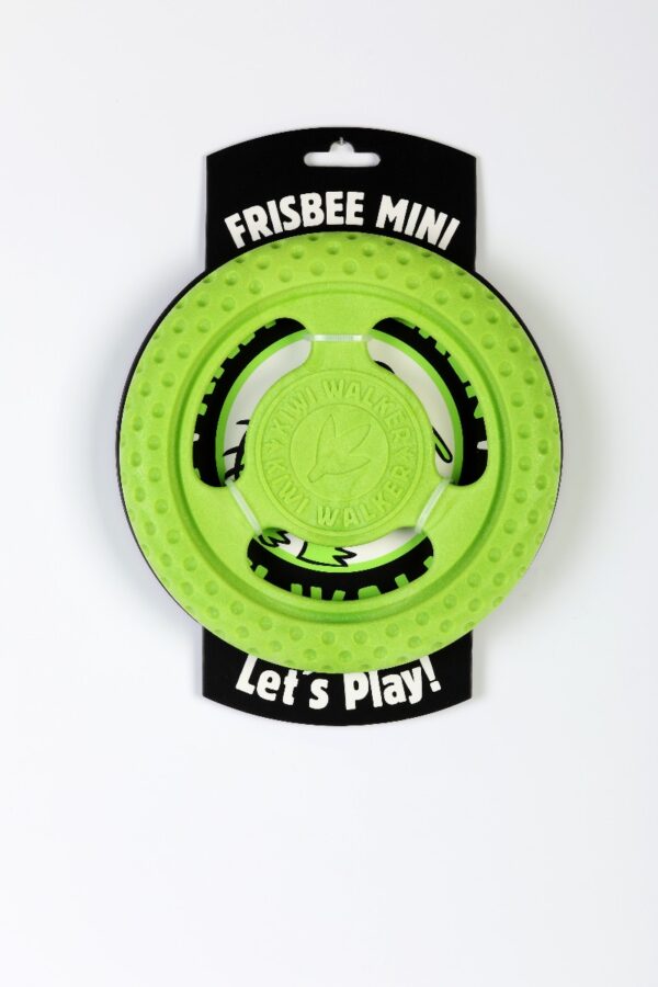 Green Kiwi Walker Strong Rubber Frisbee