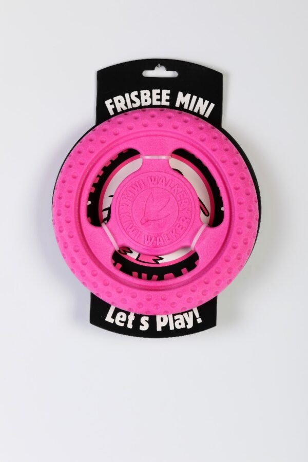 Pink Kiwi Walker Strong Rubber Frisbee