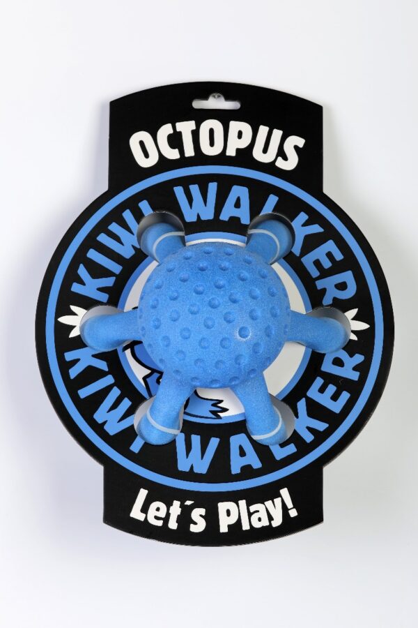 Blue Kiwi Walker Octopus Strong Dog Toy