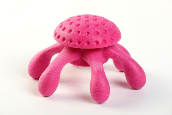 Pink Kiwi Walker Octopus Strong Dog Toy