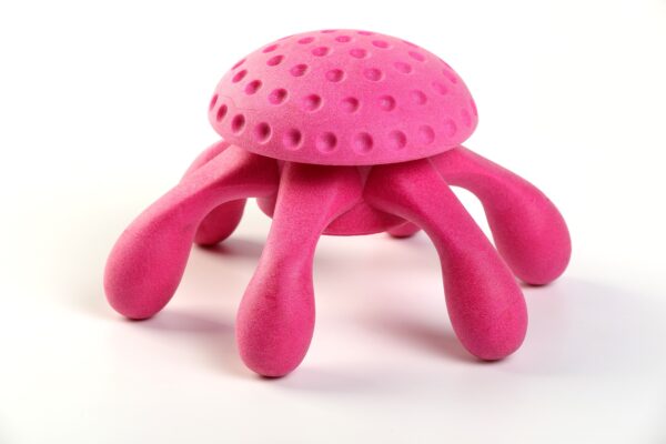 Pink Kiwi Walker Octopus Strong Dog Toy