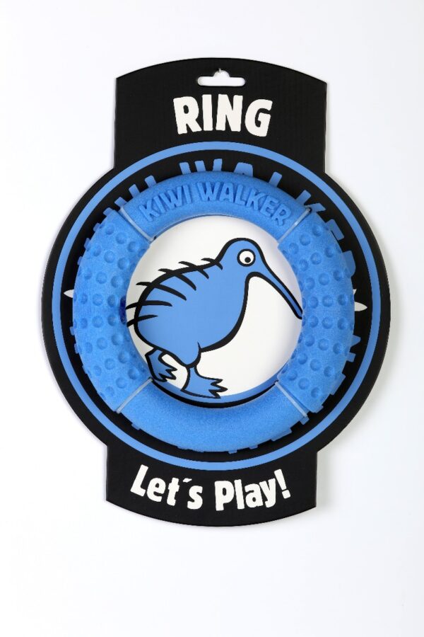Blue Kiwi Walker Ring Strong Dog Toy