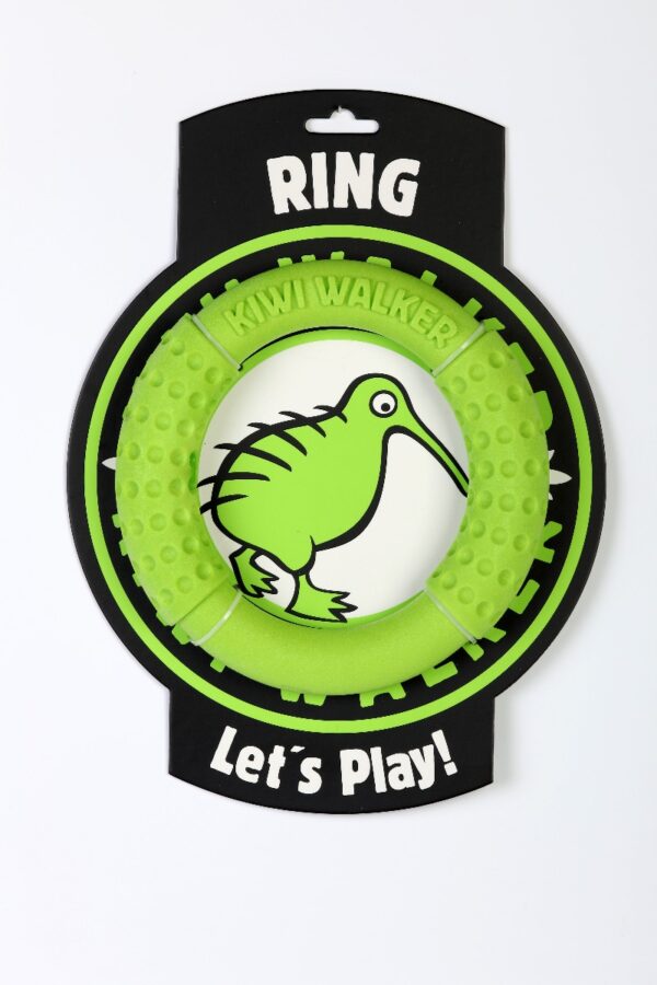 Green Kiwi Walker Ring Strong Dog Toy