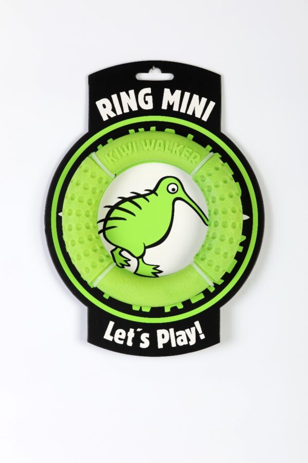 Green Kiwi Walker Ring Strong Dog Toy